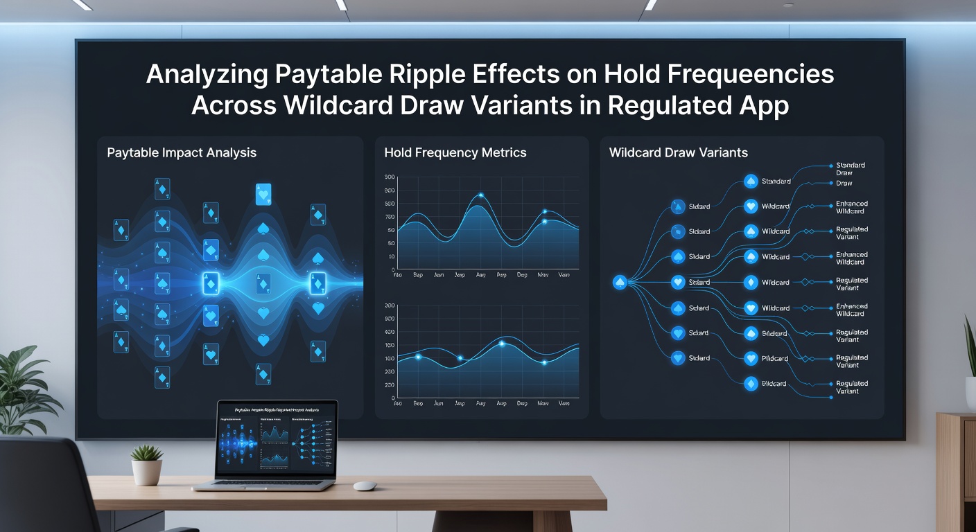 Analyse von Haltefrequenzen und variantenübergreifenden Effekten in Draw-Poker-Apps mit Wildcards