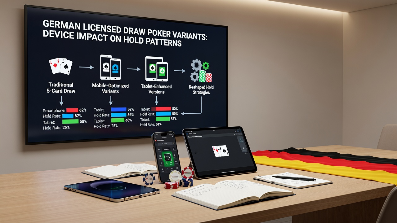 Haltemuster in Draw Poker Varianten auf mobilen und stationären Geräten